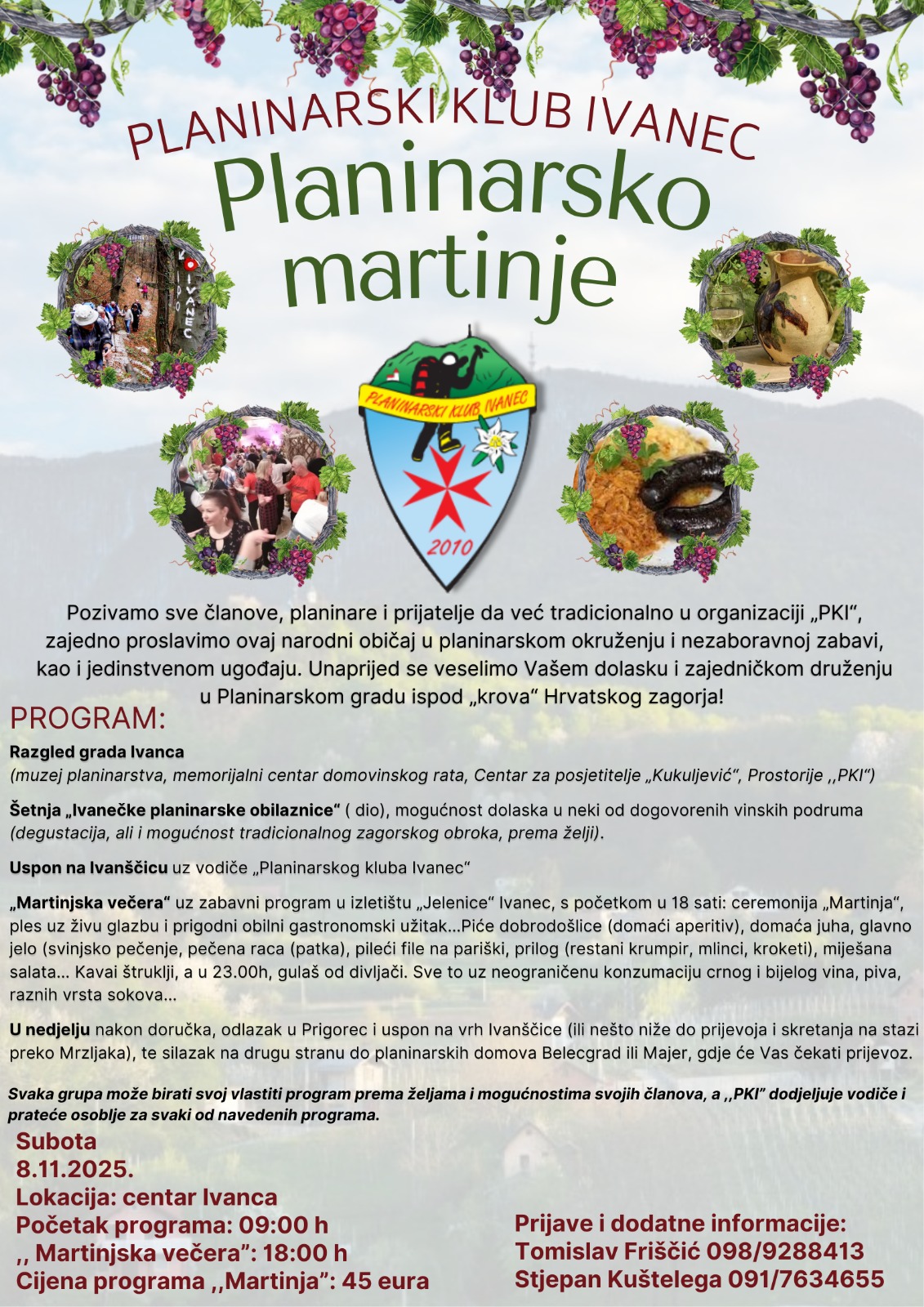 Planinarsko Martinje 2025 plakat